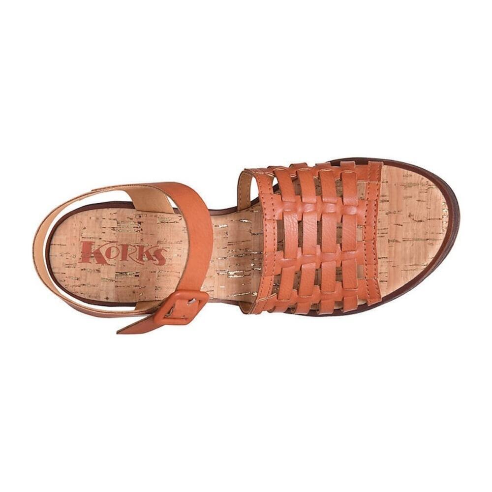 👉Kors Women’s Chic Buckle Closure Comfort Platform Sandals Size 8M - Picture 3 of 5